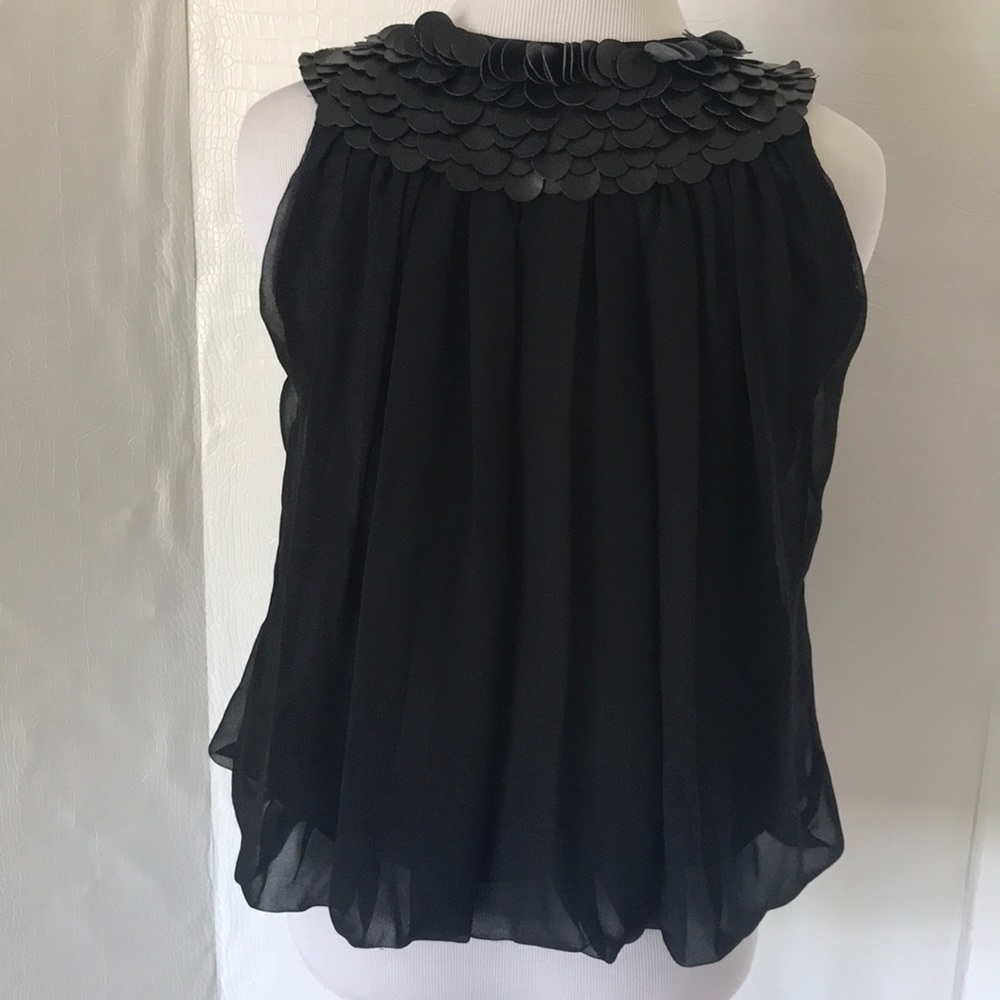 LEATHER NECKLACE TOP. - Picture 4 of 5